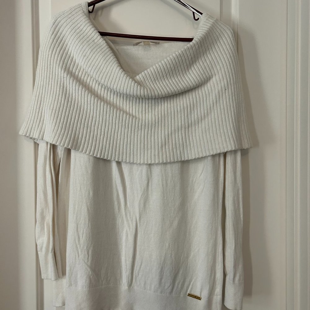 Cowl/Off the shoulder MK Sweater XL